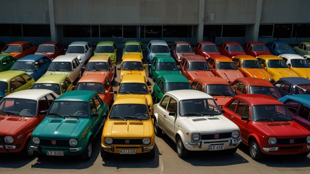 Dostępne kolory lakierów do Fiata 126p – Przewodnik po opcjach